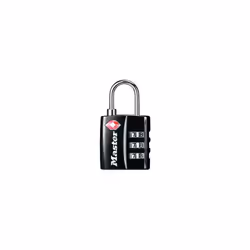 Master Lock 4680BLK TSA 3 Digit Combination Black 30mm Padlock