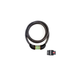 8190EURDPRO Bike Cable Lock, Black, 1.80 m x 12 mm