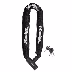 MASTER LOCK 8391EURDPRO, Chain lock, Black, Steel, Nylon, Hardened steel, Key