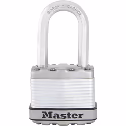 72EURD + M1EURDLFCC 4.5 m double Loop Steel Cable + Key Laminated Padlock, Security Level 8/10, Long Shackle