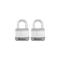 Pack of 2 Very High Security Padlocks, Security level 9/10, Outdoor, Keyed, Laminated Steel, Weatherproof, Standard