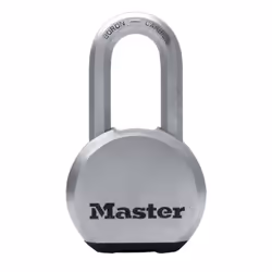 Master Lock Padlock, Excell® Solid Steel Padlock, High Security Lock, Keyed Lock, Best Used for Storage Units, Sheds, Garage ...