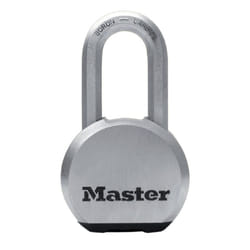 Master Lock Padlock, ExcellÂ® Solid Steel Padlock, High Security Lock, Keyed Lock, Best Used for Storage Units, Sheds, Garages, Fences and More