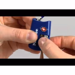 MASTER LOCK 30mm wide set-your-own combination tsa-accepted luggage padlock with flexible shackle, assorted colours