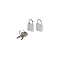 Master Lock 9120T Aluminium 20mm Padlock 3 Pin - Keyed Alike x 2