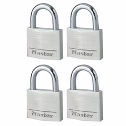 Master Lock Padlock, Solid Aluminum Body Lock, Keyed Alike, Best Used for Best Used for Indoor Storage Lockers, School Locker ...