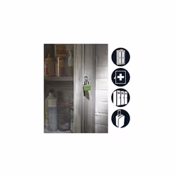 Master Lock 9131EURDCOL Key Padlock in Aluminium with Vinyl Cover, Random Color, 3 x 5.2 x 1.6 cm