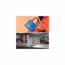 Master Lock 9131EURDCOL Key Padlock in Aluminium with Vinyl Cover, Random Color, 3 x 5.2 x 1.6 cm - Additional view 4