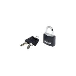 Master Lock 9130BLK Aluminium Black Vinyl Cover 30mm Padlock 4 Pin
