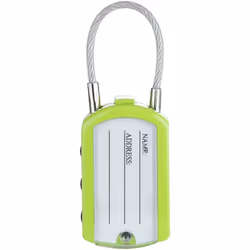Master Lock 4684EURTCOL Pack of 2 Combination Padlocks with Address Tag, Random Color, 6,5 x 3 x 1,1 cm - Additional view 7