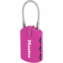 Master Lock 4684EURTCOL Pack of 2 Combination Padlocks with Address Tag, Random Color, 6,5 x 3 x 1,1 cm - Additional view 8