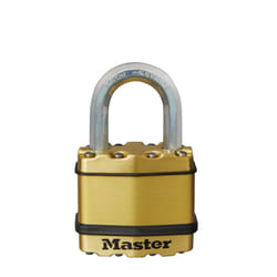 Heavy Duty Padlock, Security Level 8/10, Outdoor, Keyed, Laminated Steel / Brass Finish, Weatherproof, Standard Shackle