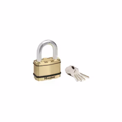 Master Lock M15BLF Excell Brass Finish 64mm Padlock 5 Pin
