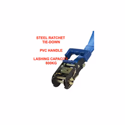 4359EURDAT Ratchet Strap, Blue, 6m x 35mm strap