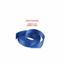 4359EURDAT Ratchet Strap, Blue, 6m x 35mm strap - Additional view 4