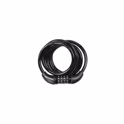Master Lock 8221E Black Self Coiling Combination Cable 1.8m x 8mm
