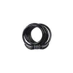 Master Lock 8221E Black Self Coiling Combination Cable 1.8m x 8mm