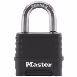 Master Lock Excell 4-Digit Black Finish Combination 50Mm Padlock
