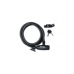 Bike Cable Lock [Key] [1.8 m Coiling Cable] [Outdoor] [Mounting Bracket] 8232EURDPRO - Ideal for Bike, Electric Bike, Skateboards, Strollers,