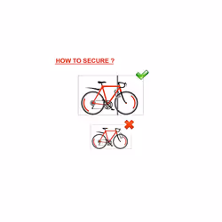 Bike Cable Lock [Key] [1.8 m Coiling Cable] [Outdoor] [Mounting Bracket] 8232EURDPRO - Ideal for Bike, Electric Bike, Skateboards, Strollers, - Additional view 5