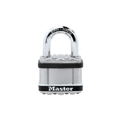 Master Lock Excellâ¢ Laminated Stainless Steel 51mm Padlock M5EURDSTSCC
