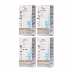 Wella Color Charm T27 Medium Beige Blonde Permanent Hair Toner - T27 Pack of 4
