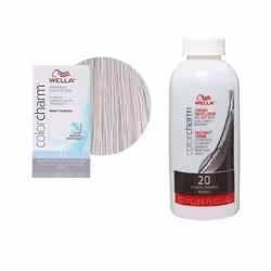 3.6oz) Wella Color Charm T10 Pale Blonde Permanent Liquid Hair Toner - T14 & Dev (Vol. 20