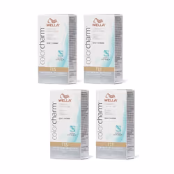 Wella Color Charm 050 Cooling Violet Permanent Liquid Hair Toner - T15 Pack of 4