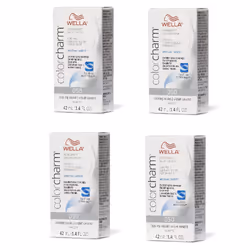 Wella Color Charm 050 Cooling Violet Permanent Liquid Hair Toner - O50 Pack of 4