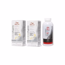 3.6oz) Wella Color Charm BP Blonding Plus Hair Toner - BP+BP+Dev(Vol.20