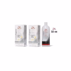 32oz) Wella Color Charm BP Blonding Plus Hair Toner - BP+BP+Dev(Vol.20