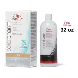 32oz) Wella Color Charm Developer 20 Volume 32oz - T15, Developer (Vol.20