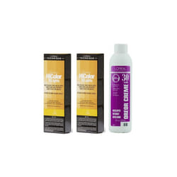 , Dev (Vol.30) 8oz) Ash Blonde L'Oreal Excellence HiColor HiLights For Dark Hair Only - Ash Blonde (2x