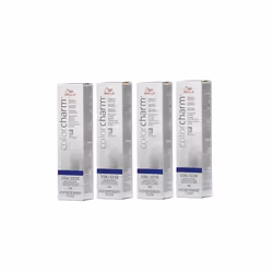 ) Wella Color Charm 10A/1030 Palest Ash Blonde Permanent Gel Haircolor - 10A - (4pks