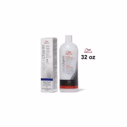 32oz) Wella Color Charm 10A/1030 Palest Ash Blonde Permanent Gel Haircolor - 10A+Dev(Vol.20