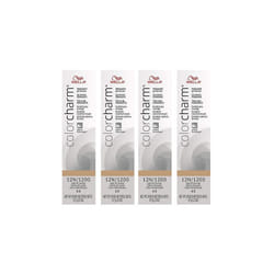 ) Wella Color Charm 12N/1200 High Lift Blonde Permanent Gel Haircolor - 12N - (4pks