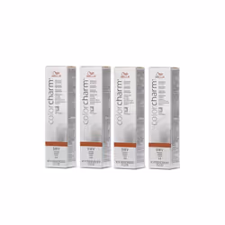 ) Wella Color Charm 5WV Cinnamon Permanent Gel Haircolor - 5WV - (4pks
