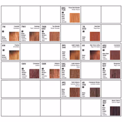 ) Wella Color Charm 5WV Cinnamon Permanent Gel Haircolor - 5WV - (4pks