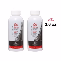 3.6oz, 2pks) Wella Color Charm 5WV Cinnamon Permanent Gel Haircolor - Extra Dev (Vol.20