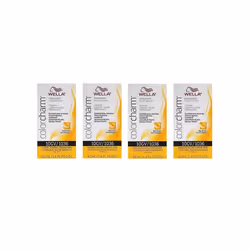) Wella Color Charm 10GV Honey Blonde Permanent Liquid Haircolor - 10GV - (4pks