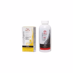 3.6oz) Wella Color Charm 12NG Surf Side Blonde Plus Permanent Liquid Haircolor - 12NG+Dev(Vol.20