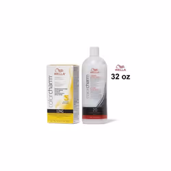 32oz) Wella Color Charm 12NG Surf Side Blonde Plus Permanent Liquid Haircolor - 12NG+Dev(Vol.20
