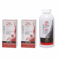 +Dev(Vol.20)3.6oz) Wella Color Charm 4R Cinnamon Brown Permanent Liquid Haircolor - 4R(2