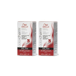 ) Wella 6RG Light Copper Color Charm Permanent Liquid Haircolor - 6RG - (2pks