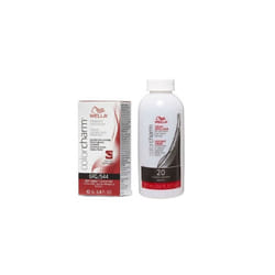 3.6oz) Wella 6RG Light Copper Color Charm Permanent Liquid Haircolor - 6RG+Dev(Vol.20