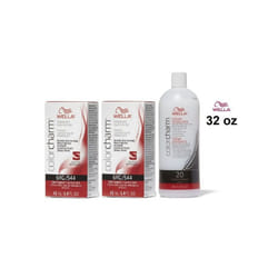 +Dev(Vol.20)32oz) Wella 6RG Light Copper Color Charm Permanent Liquid Haircolor - 6RG(2