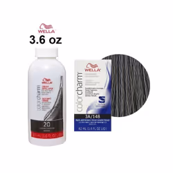 3.6oz) Wella 10A Palest Ash Blonde Color Charm Permanent Liquid Haircolor - 3A+Dev (Vol. 20