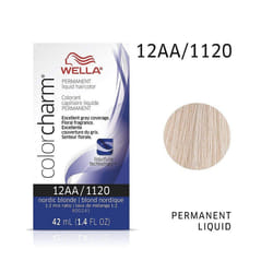Wella 12AA Nordic Blonde Color Charm Permanent Liquid Haircolor - 12AA