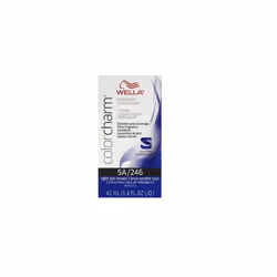Wella 5A Light Ash Brown Color Charm Permanent Liquid Haircolor - 5A Light Ash Brown