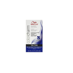 Wella 5A Light Ash Brown Color Charm Permanent Liquid Haircolor - 5A Light Ash Brown